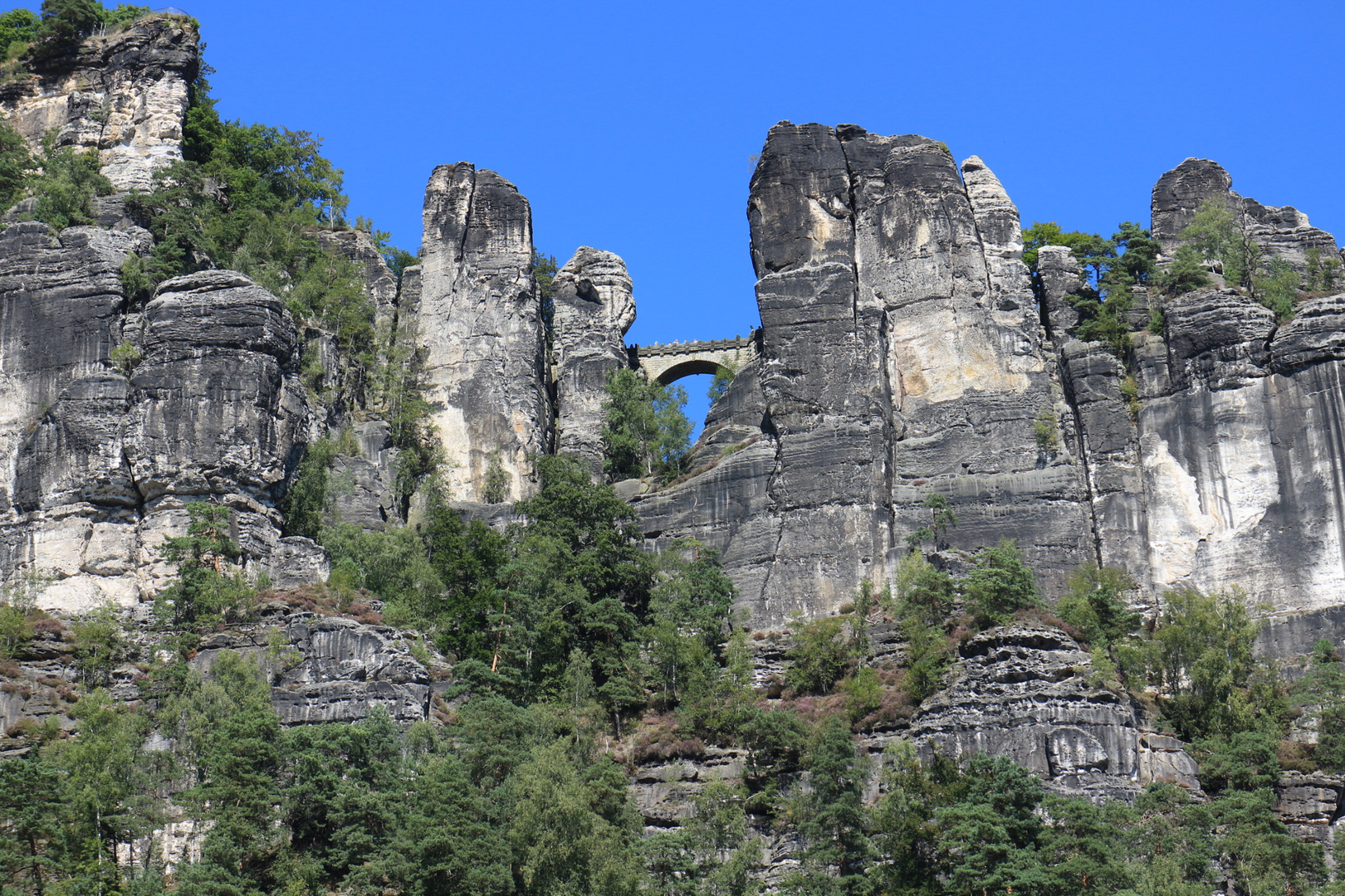 Elbblick zur Basteibrücke