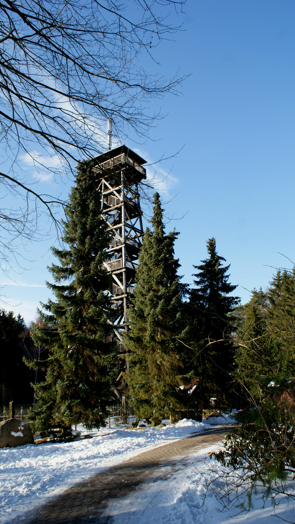 Elbblickturm " Wildpark Schwarze Berge "