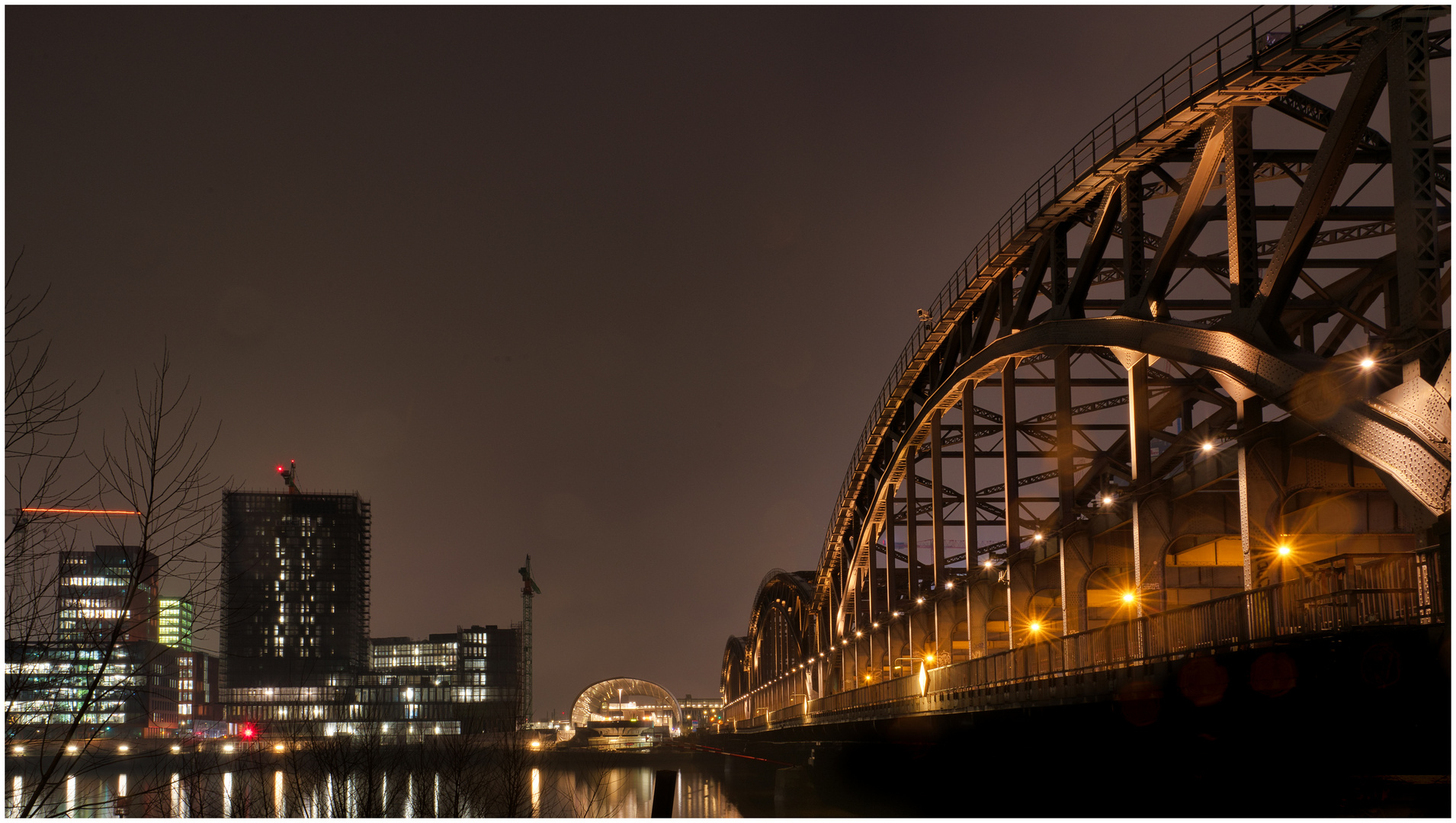Elbbrücke Foto & Bild hamburg, nachtaufnahme, europa Bilder auf