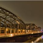 Elbbrücke am Abend