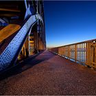 Elbbrücke im Freihafen