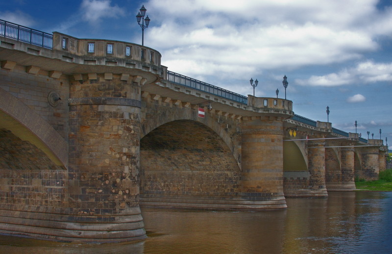 Elbbrücke in Pirna/Sachsen