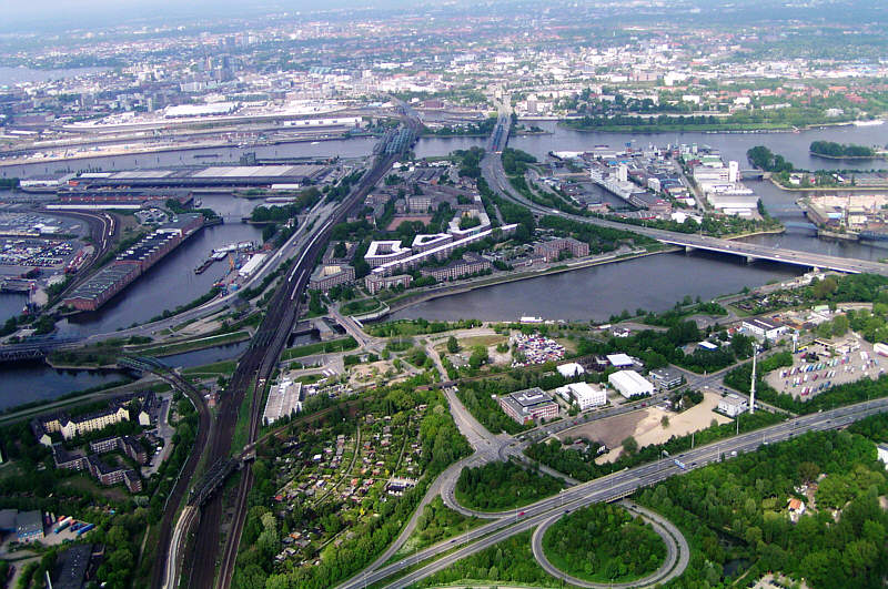 Elbbrücken und Reichsstrasse.