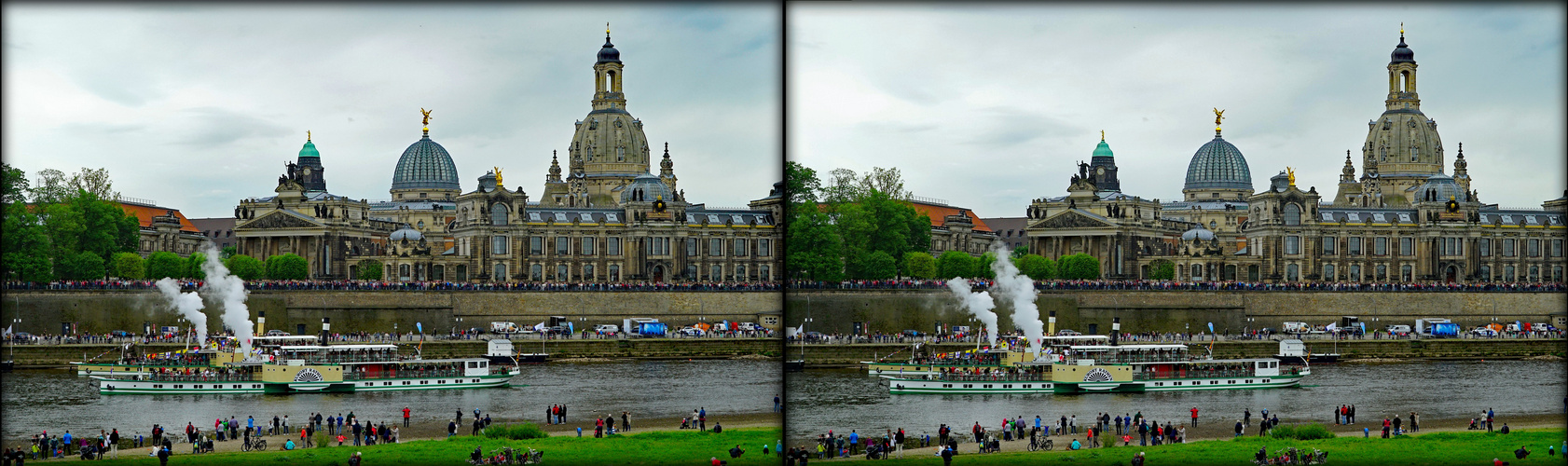 Elbdampferparade Dresden 1.Mai 2018     -   3D-II-View