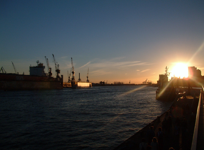 Elbe 11 - Sonnenuntergang