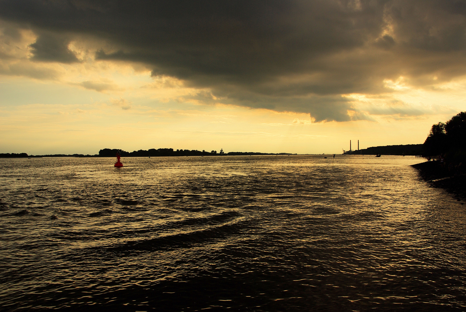 Elbe Abendstimmung