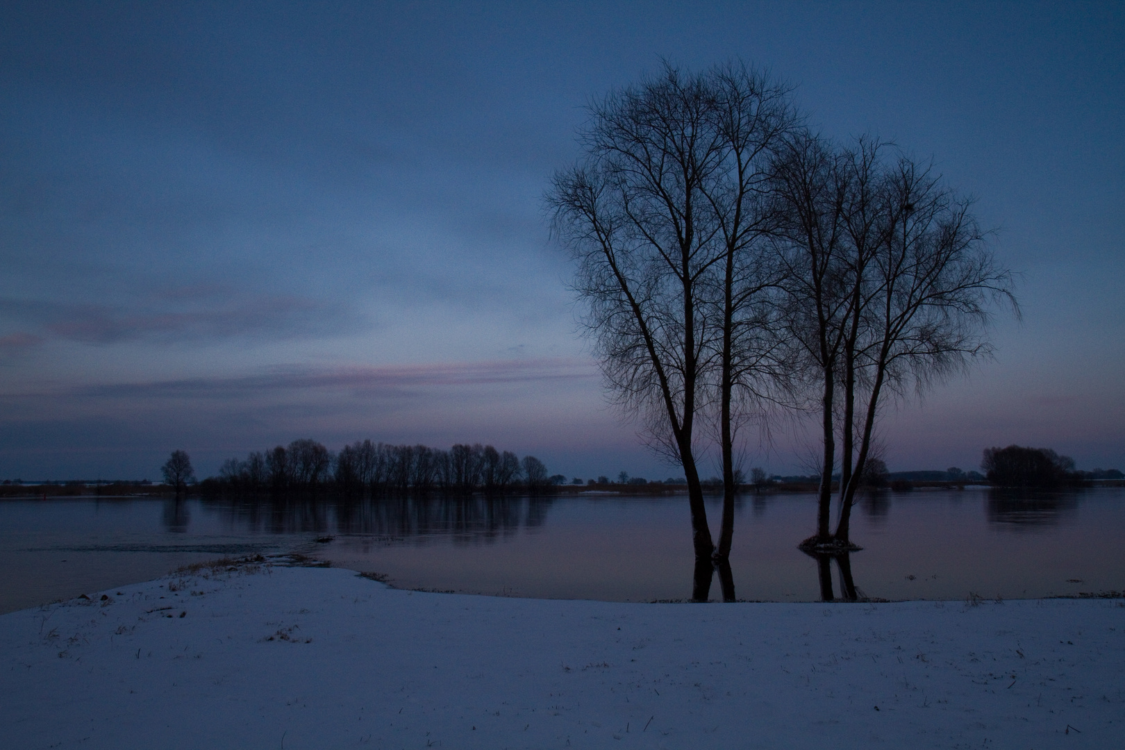 Elbe am Abend