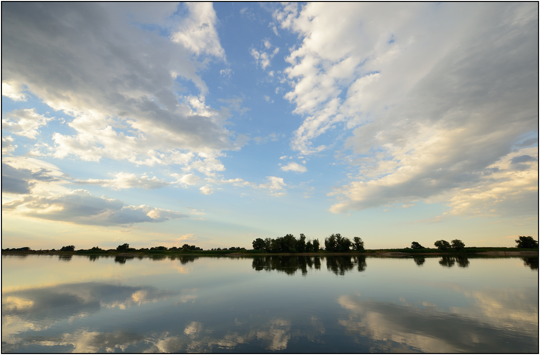 Elbe am Abend ...