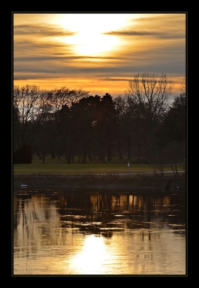 Elbe am Abend