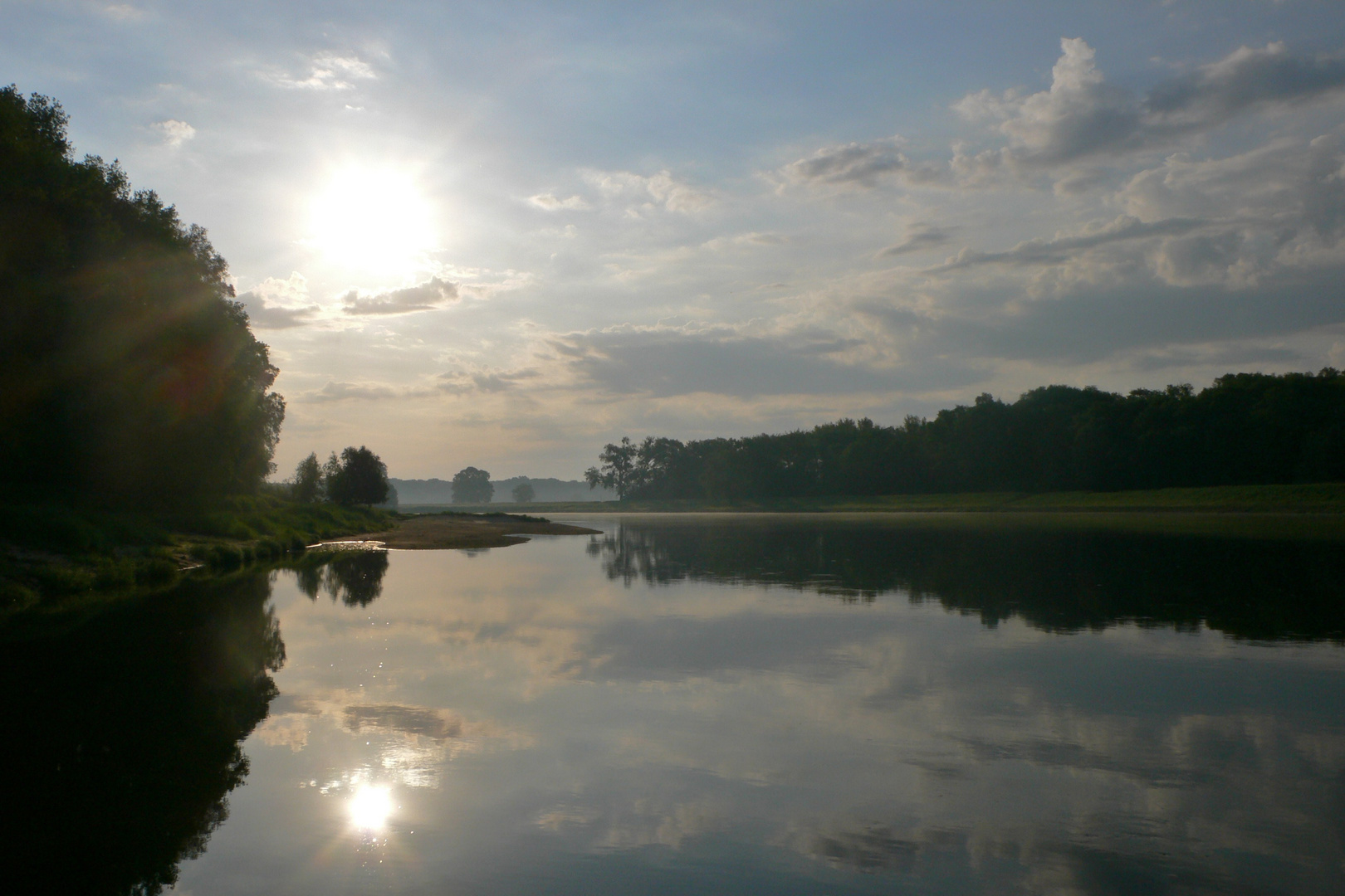 Elbe am Morgen