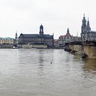 Elbe am Terrassenufer Dresden