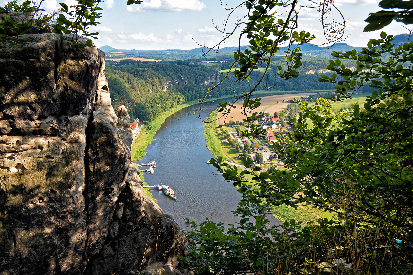 Elbe Ausblick