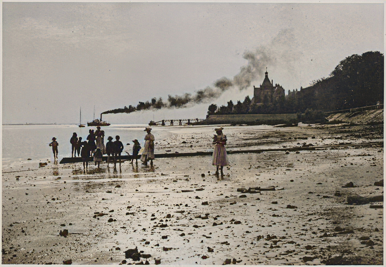 Elbe bei Hamburg-Teufelsbrück 1894