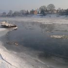 Elbe bei Heidenau! -18 Grad