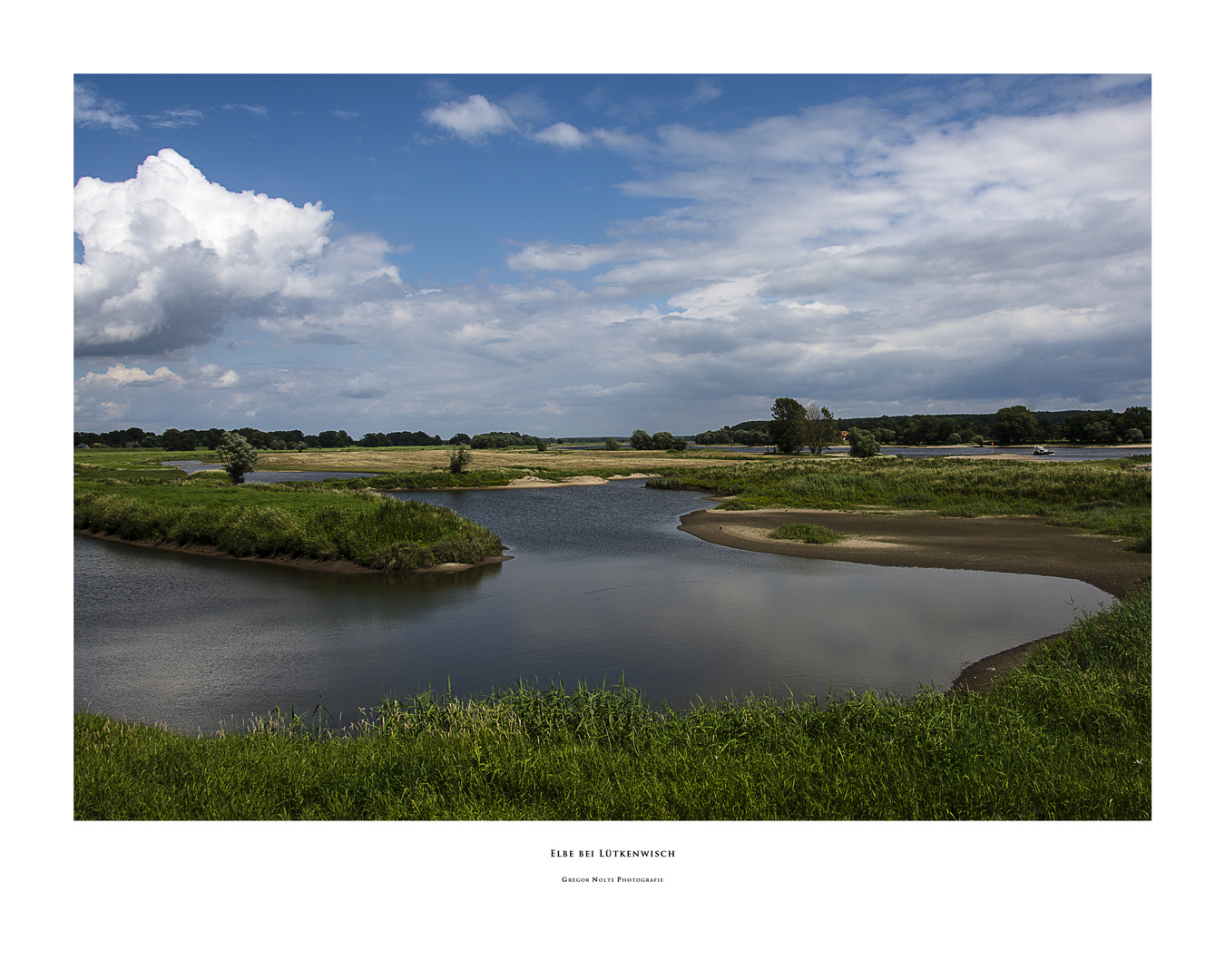 Elbe bei Lütkenwisch gegenüber von Schnackenburg