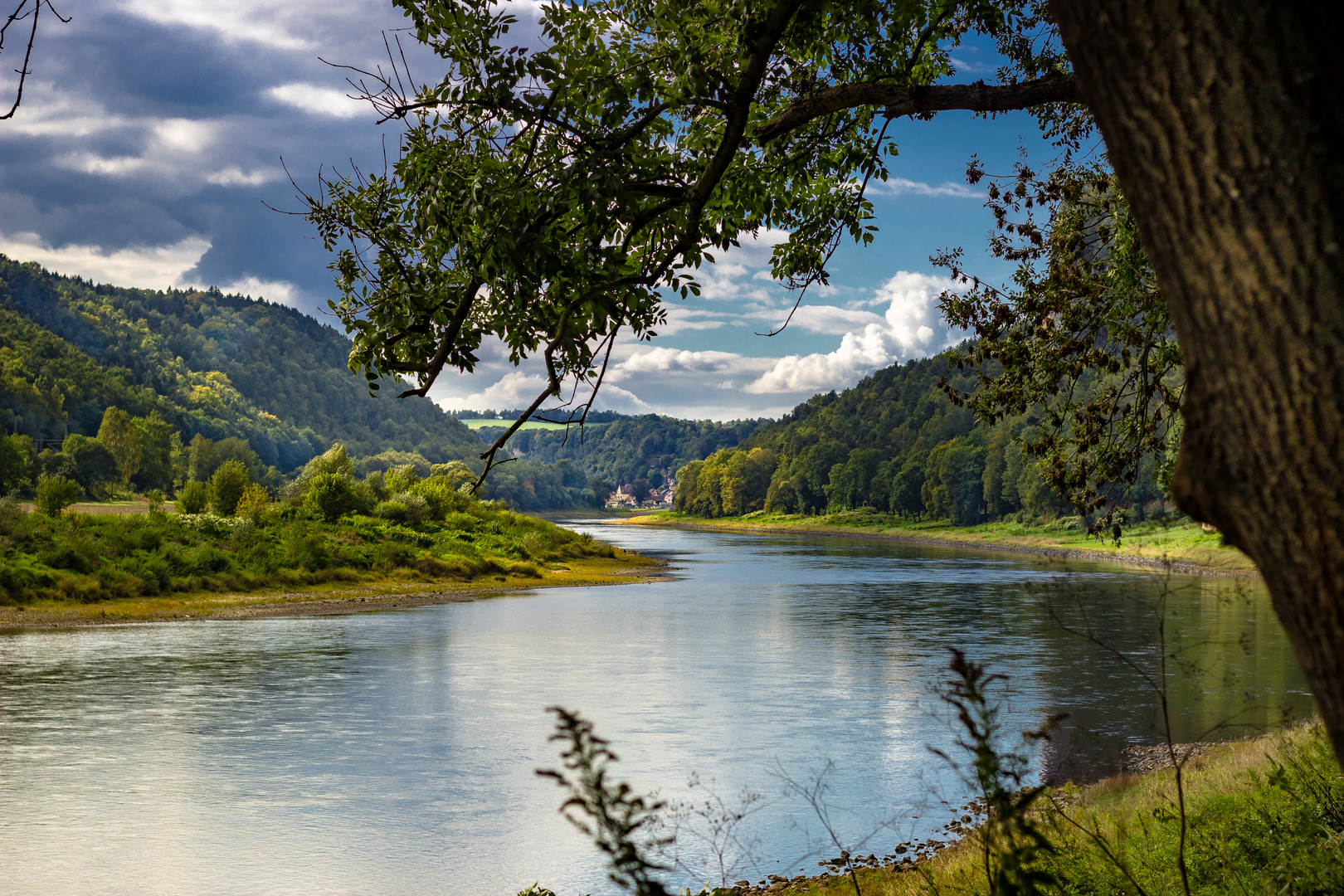 Elbe bei Rathen