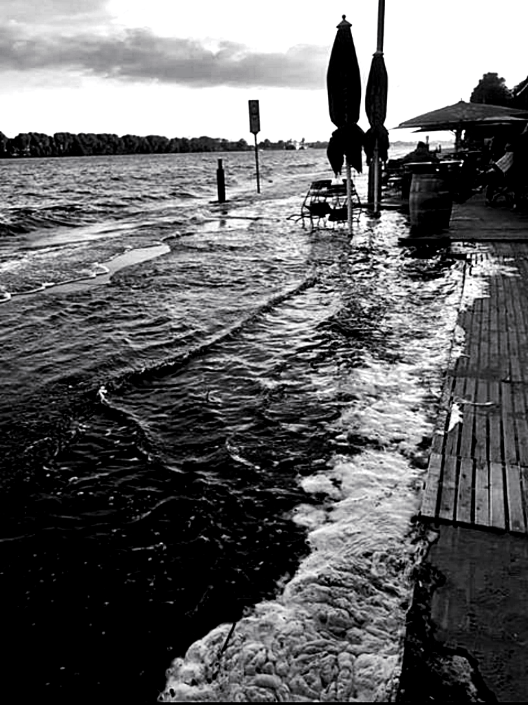 Elbe frisst Strand