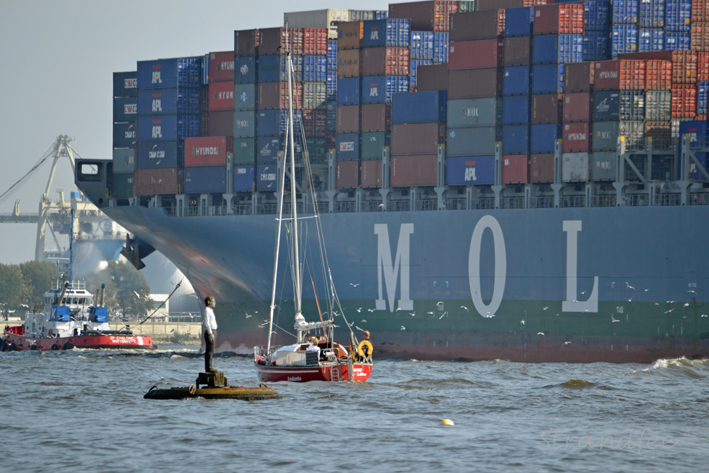 Elbe, Hamburg von Strandfee 