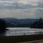 Elbe im Gegenlicht