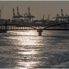 Elbe im Gegenlicht