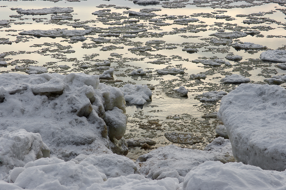 Elbe im Winter