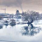 Elbe im Winter