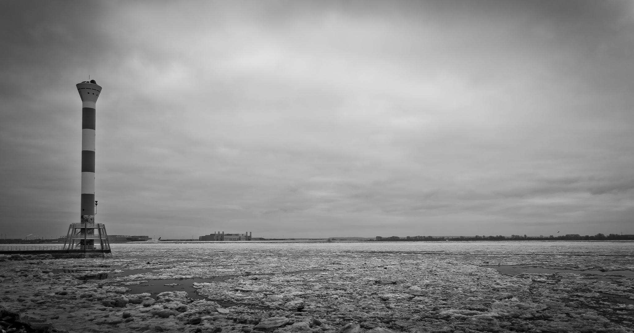 Elbe im Winter