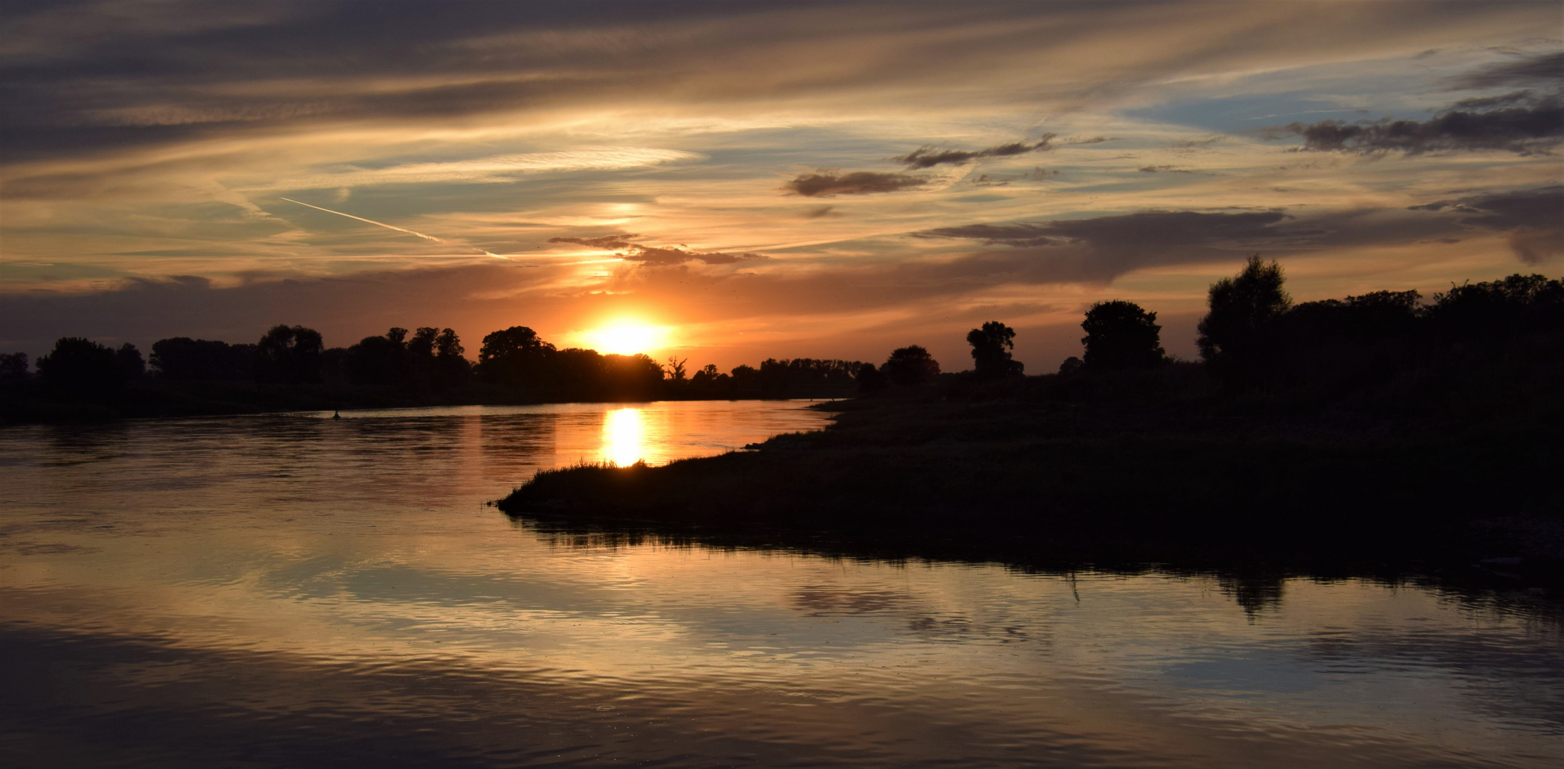 Elbe in Abendstimmung 2