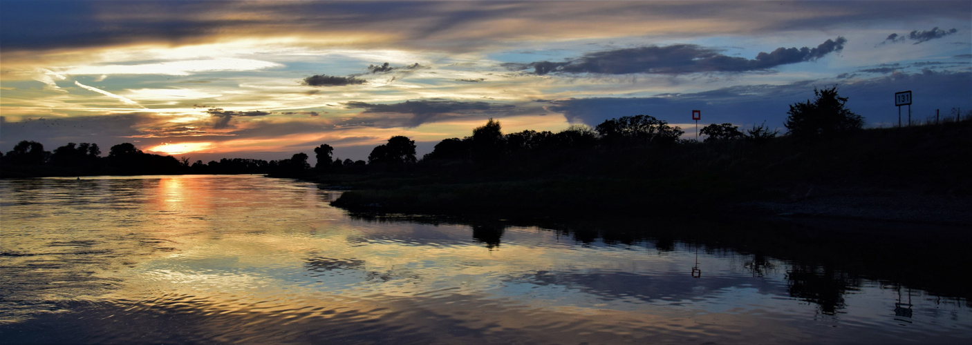 Elbe in Abendstimmung 3