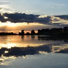 Elbe in Abendstimmung