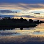 Elbe in Abendstimmung 