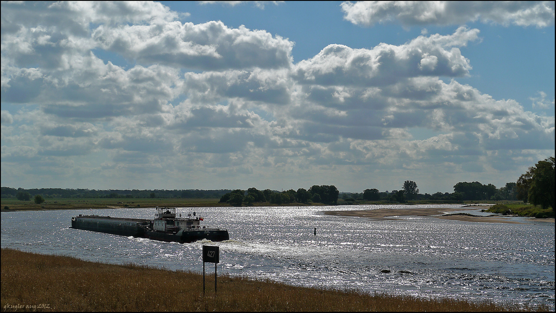 Elbe in Sicht