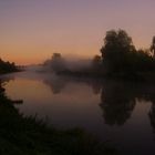 Elbe Lübeck Kanal bei Nebel