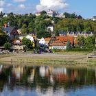 Elbe mit Blick nach Loschwitz