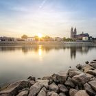 Elbe mit Magdeburger Dom