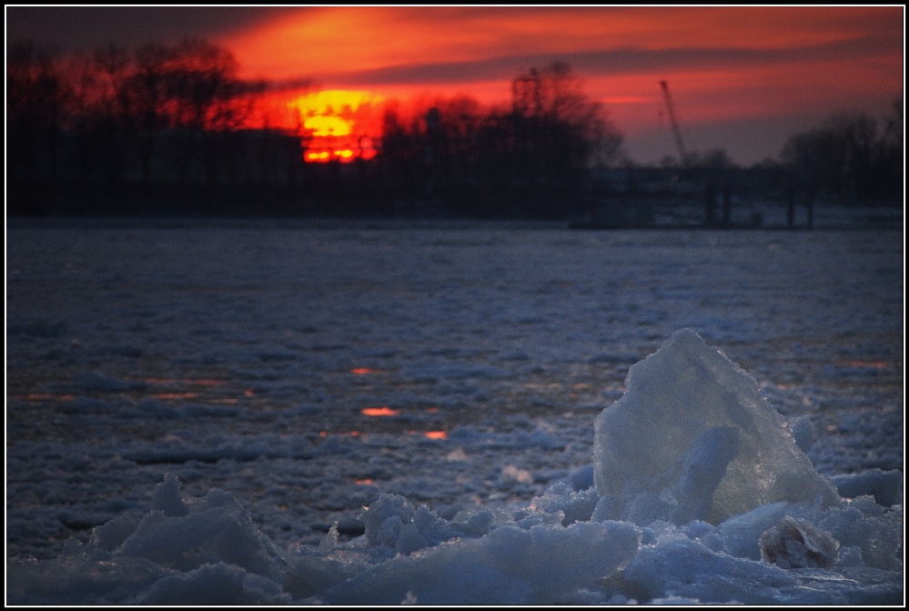 Elbe on ice