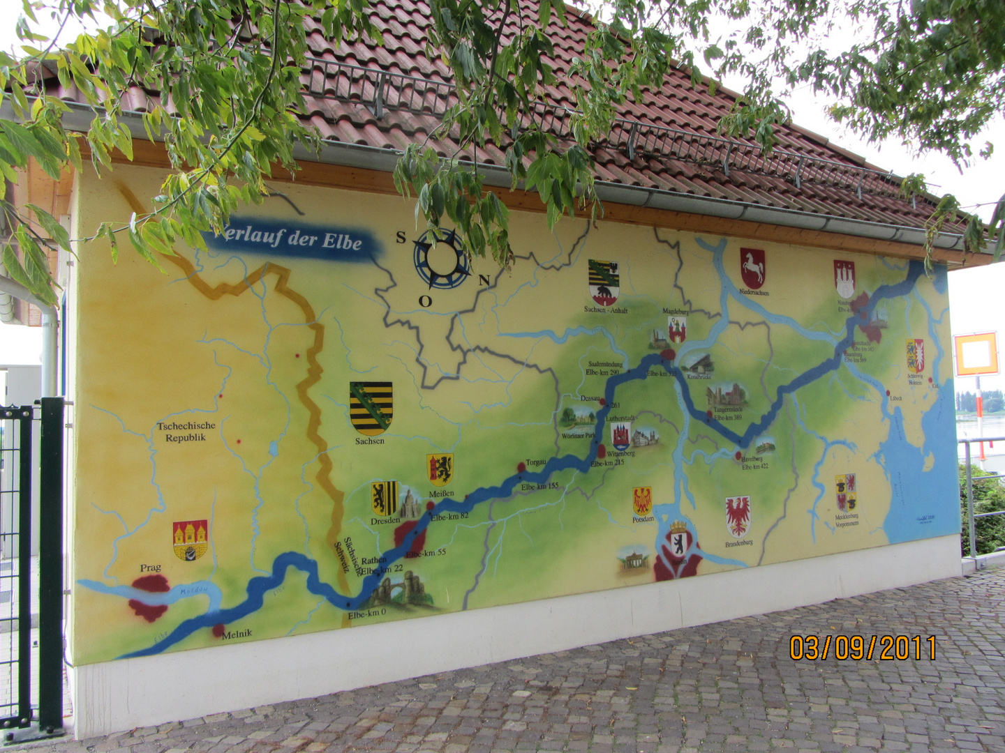 Elbe-Radweg in Wittenberg