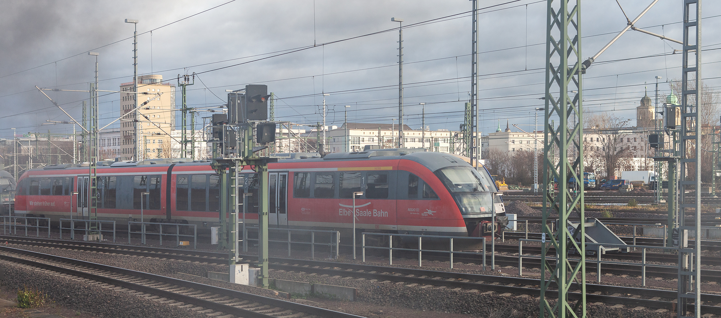 Elbe Saale Bahn im Dampf der 03