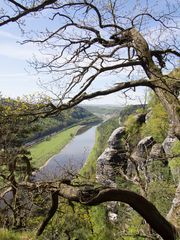 Elbe Sandstein Blick