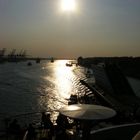 Elbe Sonnenuntergang von AidaBlu aus