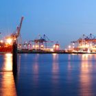 Elbe und Hafen bei Nacht, Hamburg