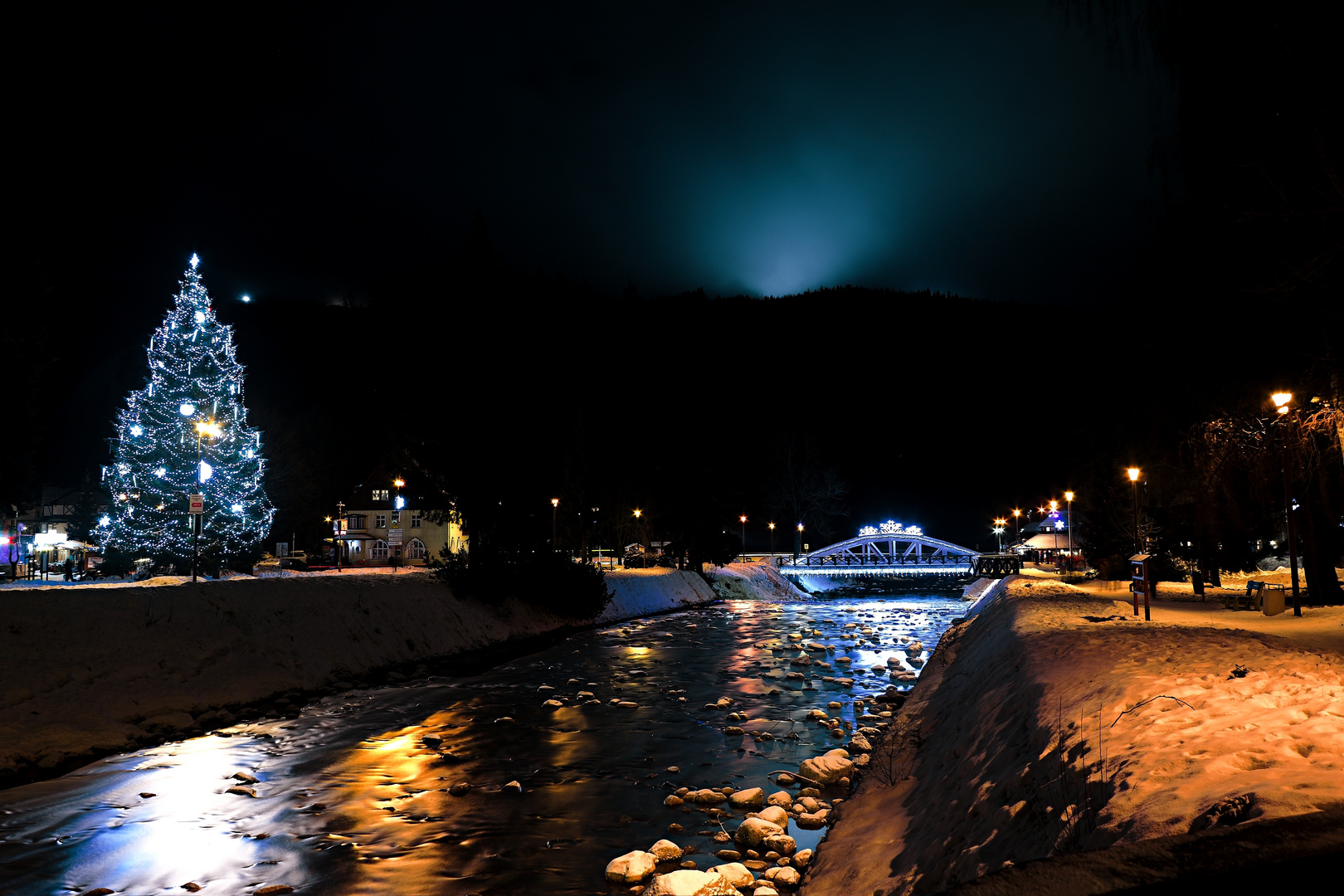 Elbe zu Weihnachten