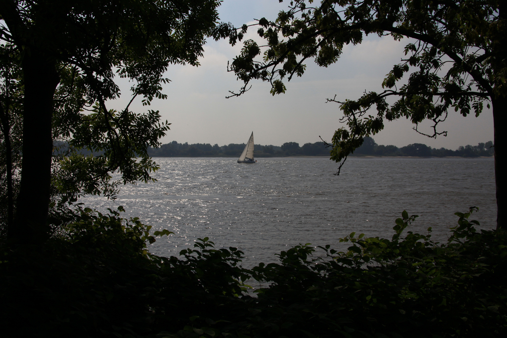 Elbe zwischen Blankenese und Wedel