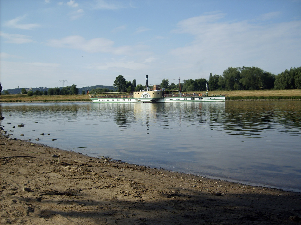 Elbe_an der Gohliser Windmühle