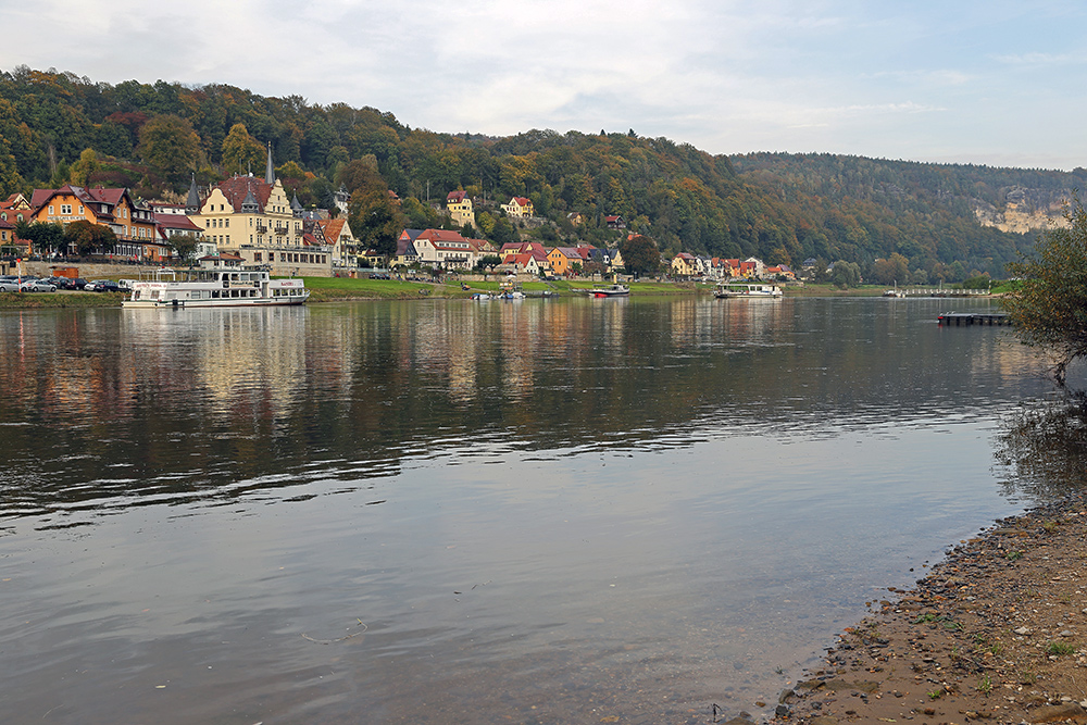 Elbeblick mit Wehlen