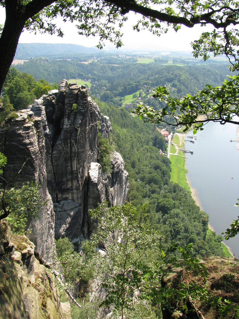 Elbeblick von der Bastei