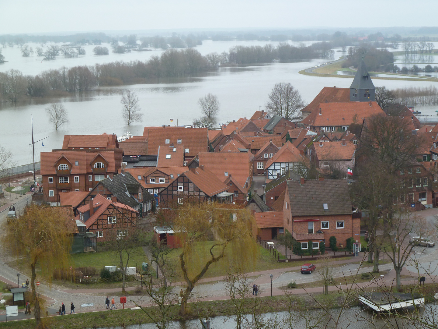 Elbehochwasser bei Hitzacker