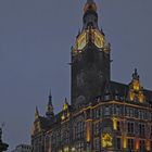 Elberfelder Rathaus bei Nacht