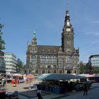 Elberfelder Rathaus mit Markt