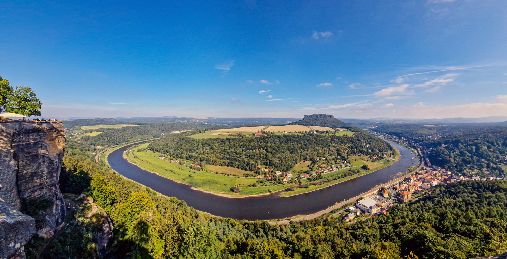 Elbeschleife bei Königstein